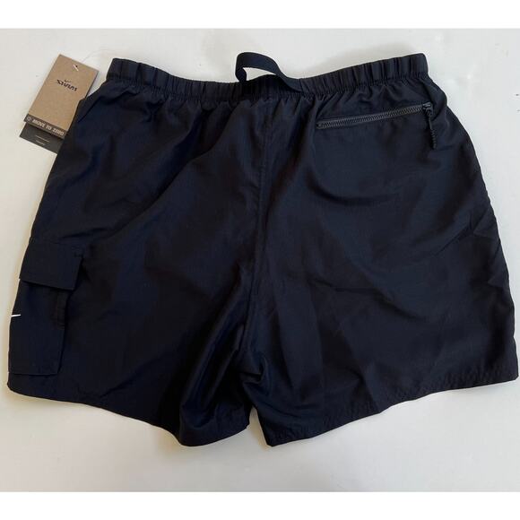 Nike Swim Voyage Cargo Woven Shorts Men's Size L NESSF453 001 Black New - Picture 11 of 16